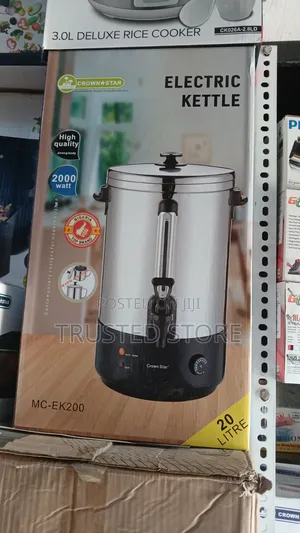 Crown Star Electric Kettle 20 Liters
