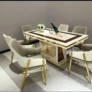 Contemporary Luxury Dinning Tables With 6chairs