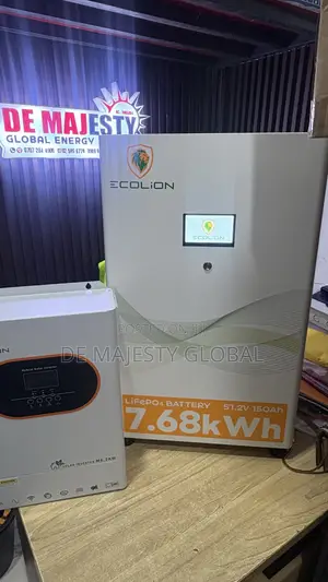 7.68kwh 48v 150Ah Ecolion Lithium Battery