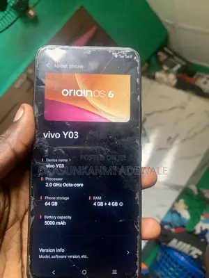 Vivo Y03 64 GB Graphite