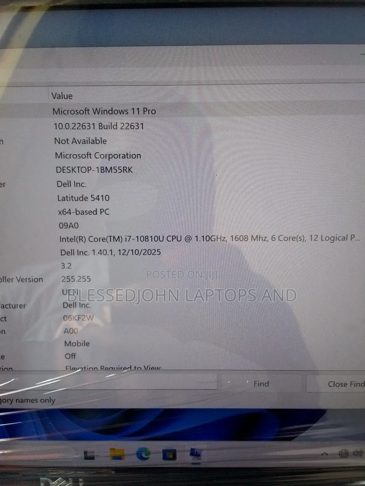 Laptop Dell Latitude 5410 8GB Intel Core i7 SSD 256GB