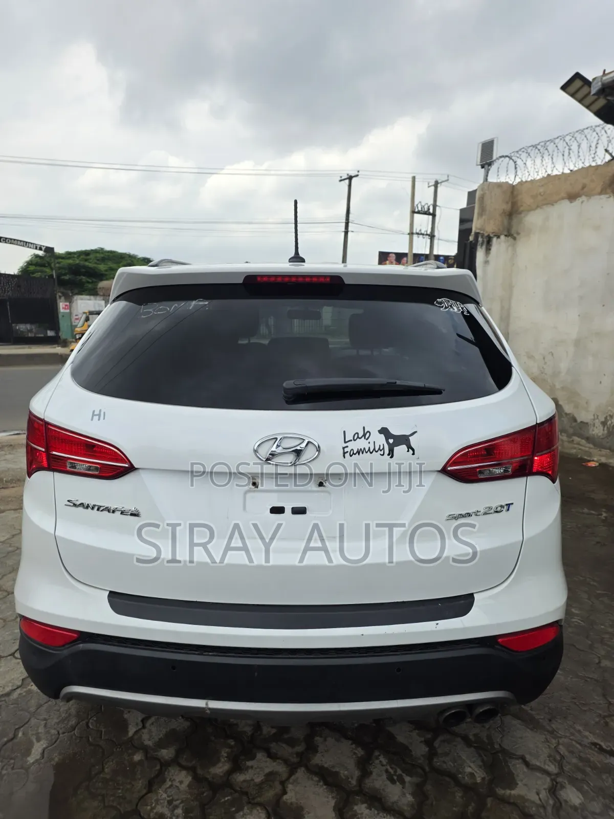 Hyundai Santa Fe 2013 White