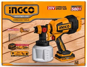 INGCO 20V Cordless Spray Gun (Model CSGLI2003)