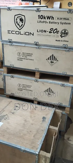 10kw 51.2v Ecolion Lithium Ion Battery