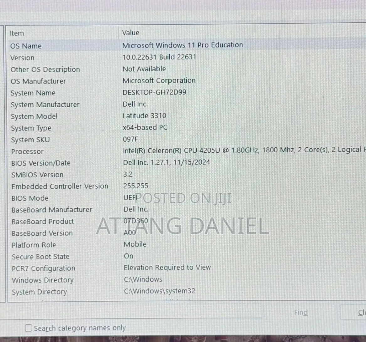 Laptop Dell Latitude 3310 4GB Intel Celeron SSD 128GB