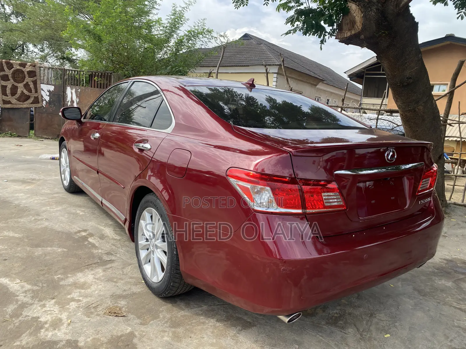 Lexus ES 350 2011 Red