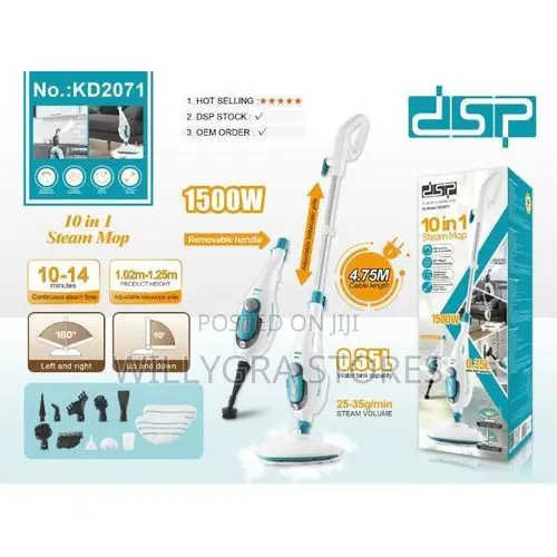 DSP 10-in-1 Multipurpose Steam Mop