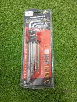 Durable Wrench Ball 9pcs Hex Key Set