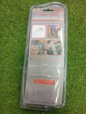 Durable Wrench Ball 9pcs Hex Key Set