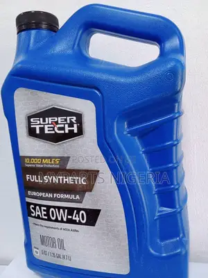 0w-40 Super Tech Full Synthetic Motor Oil, 5 Quarts