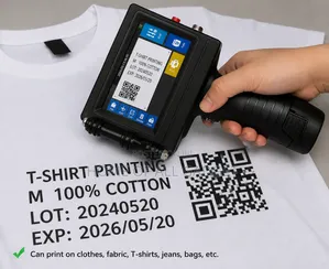 Handheld Inkjet Printer T-Shirts and Fabric Cartons Bag
Plastic Bottle