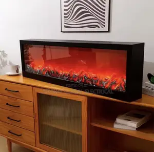 Electronic Flame Interior Decoration Cabinet, TV Console Fire Place