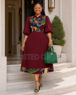 Corporate Gown With African Touch