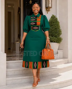 Corporate Gown With African Touch