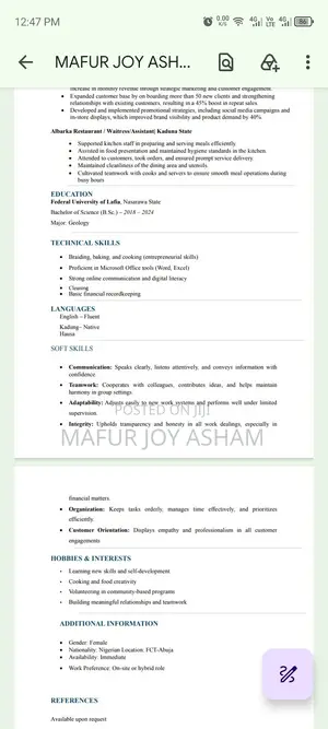 Receptionist