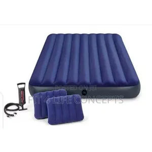 Inflatable Airbed With Pillow