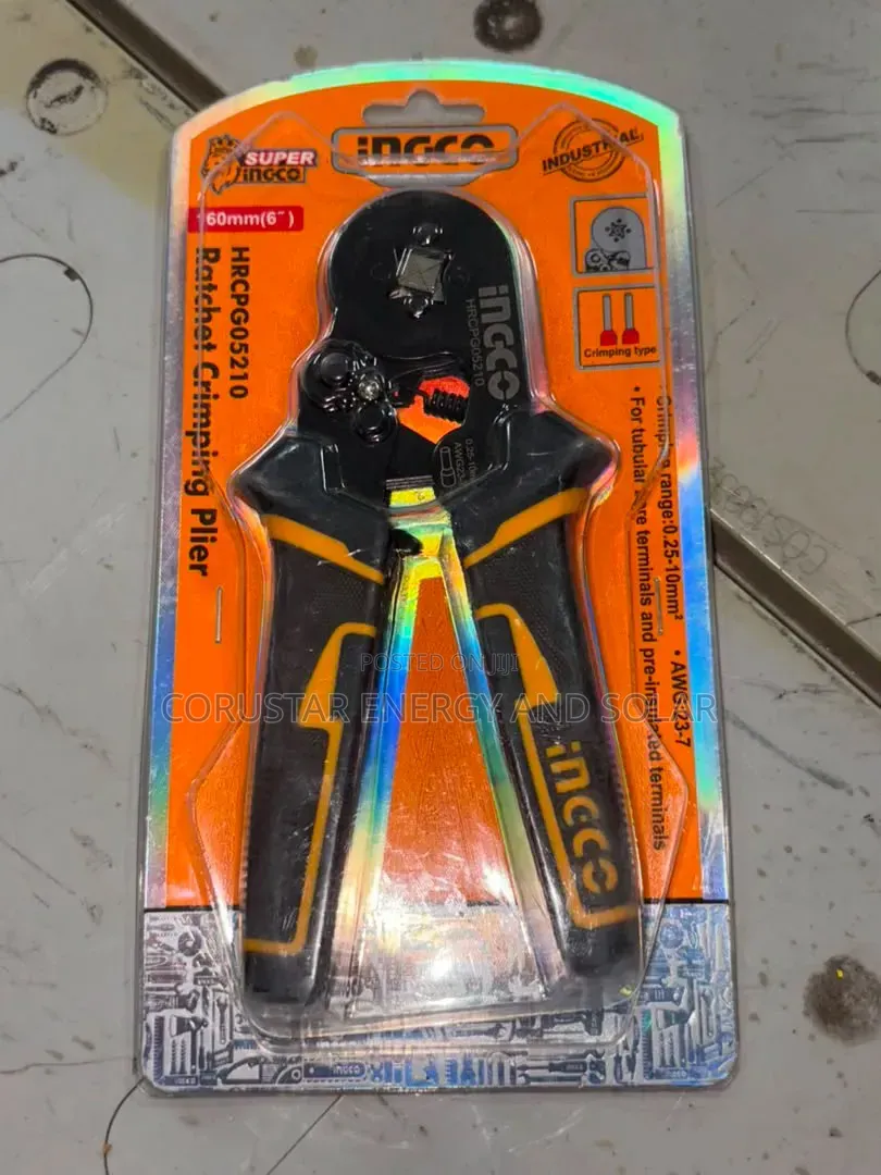 Ratchet Crimping Plier - Industrial 160mm(6")