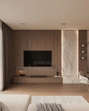Well Design TV Console Unit With Very Good Finishing