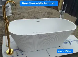 High Quality Boss Line White Freestanding Bathtub