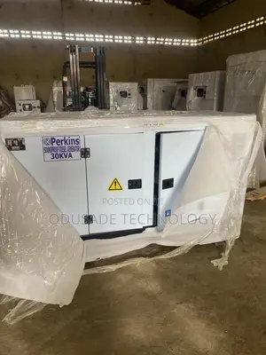 New 30KVA Enclosed Diesel Generator – PERKINS