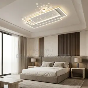 Modern Simple and Elegant Master Bedroom LED Ceiling Light.