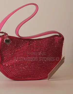 Fiorelli Hot Pink Rhinestone Crystal Shoulder Bag