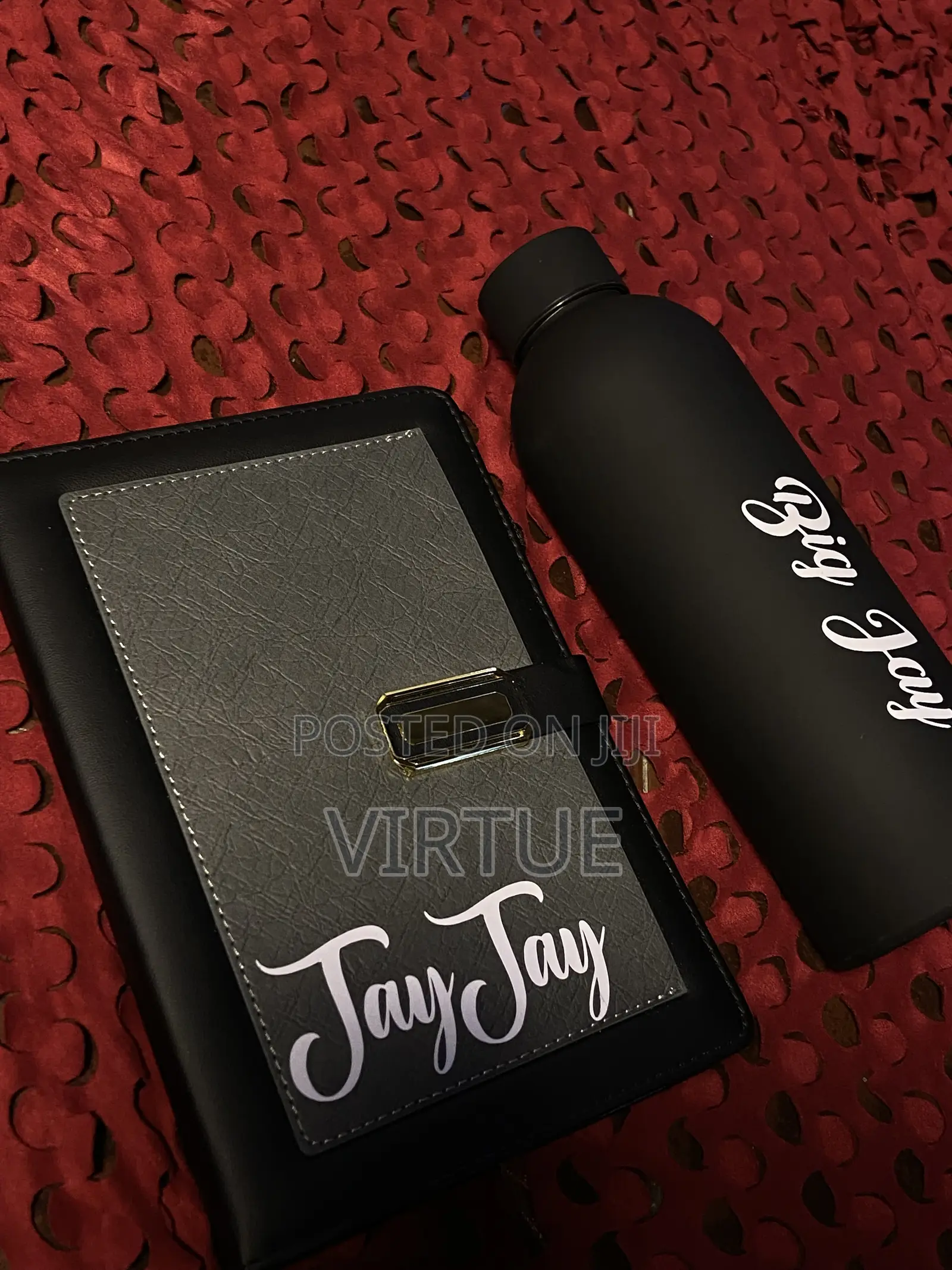 Customized Diary & Flask Gift Set | Premium Personalized