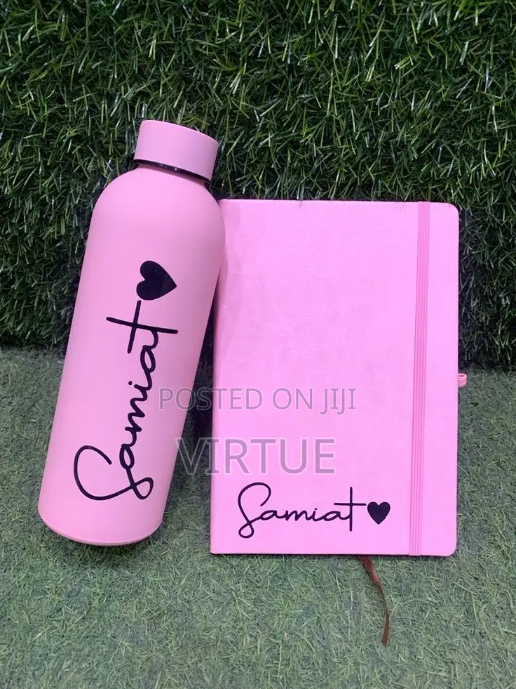 Customized Diary & Flask Gift Set | Premium Personalized
