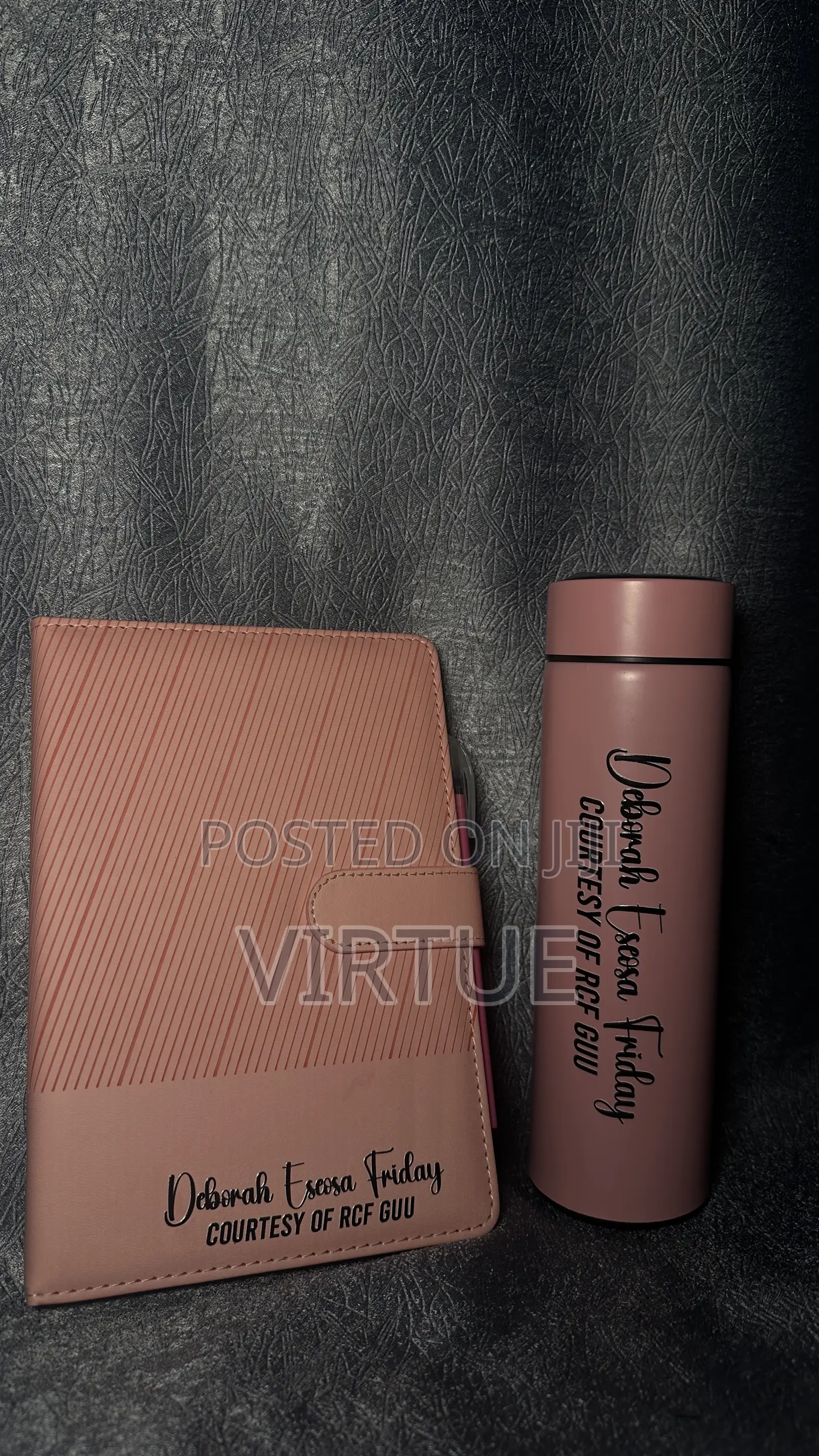 Customized Diary & Flask Gift Set | Premium Personalized