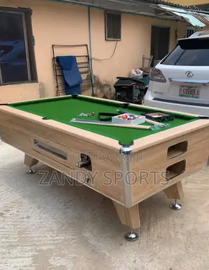 Snooker Board With Coin and Marble