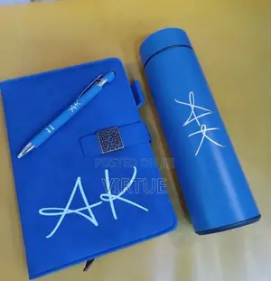 Customized Diary & Flask Gift Set | Premium Personalized