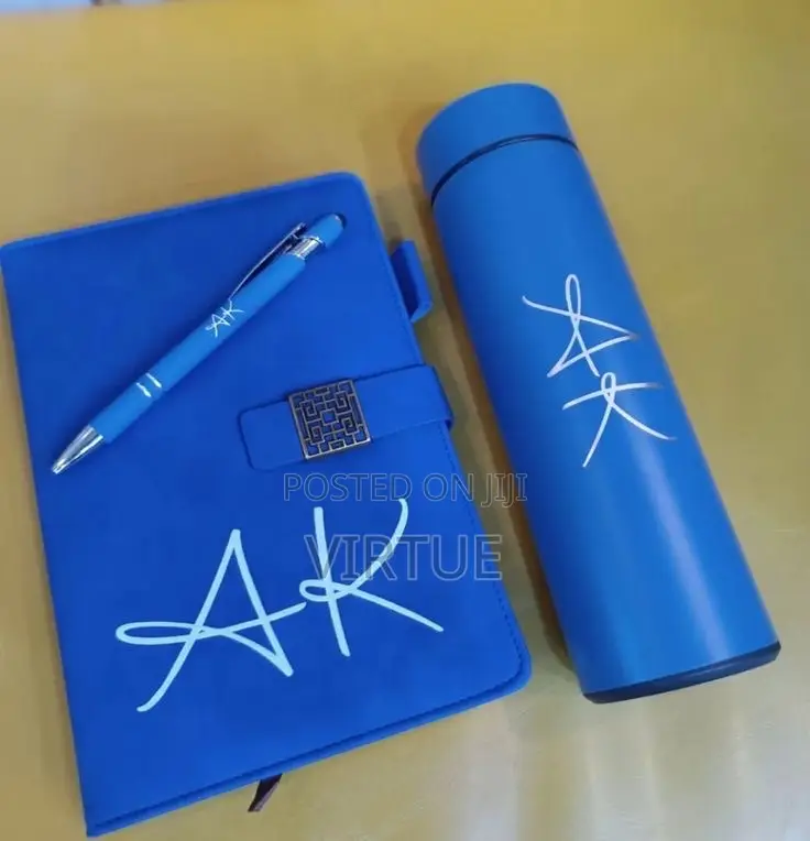 Customized Diary & Flask Gift Set | Premium Personalized