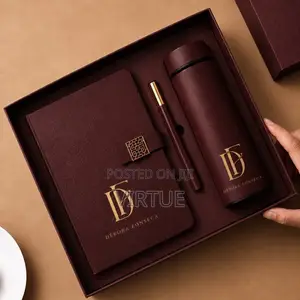 Customized Diary & Flask Gift Set | Premium Personalized