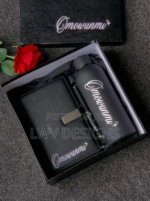 Customized Diary & Flask Gift Set | Premium Personalized