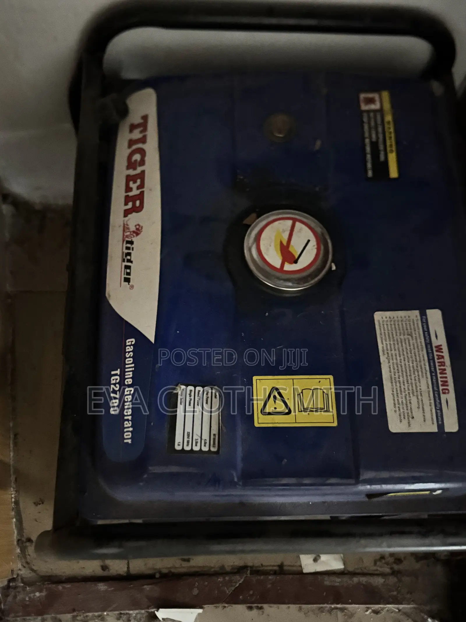 Barely Used 2.5kva Tiger Generator