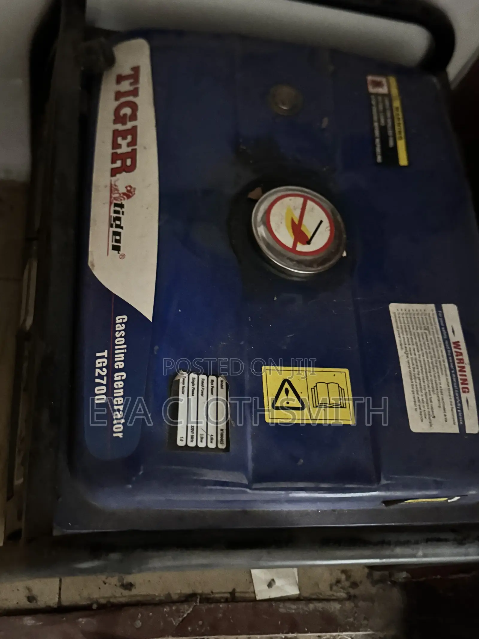 Barely Used 2.5kva Tiger Generator