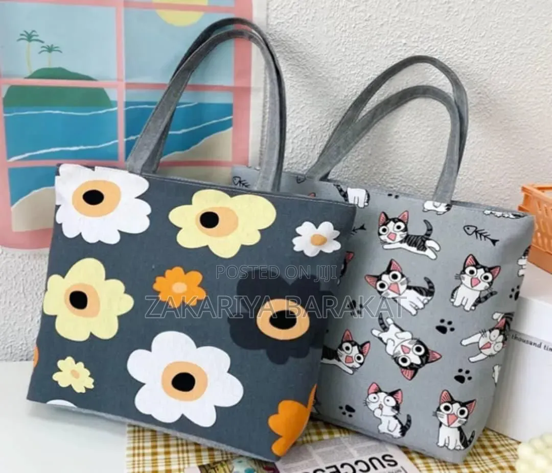 Flowery Tote Bag