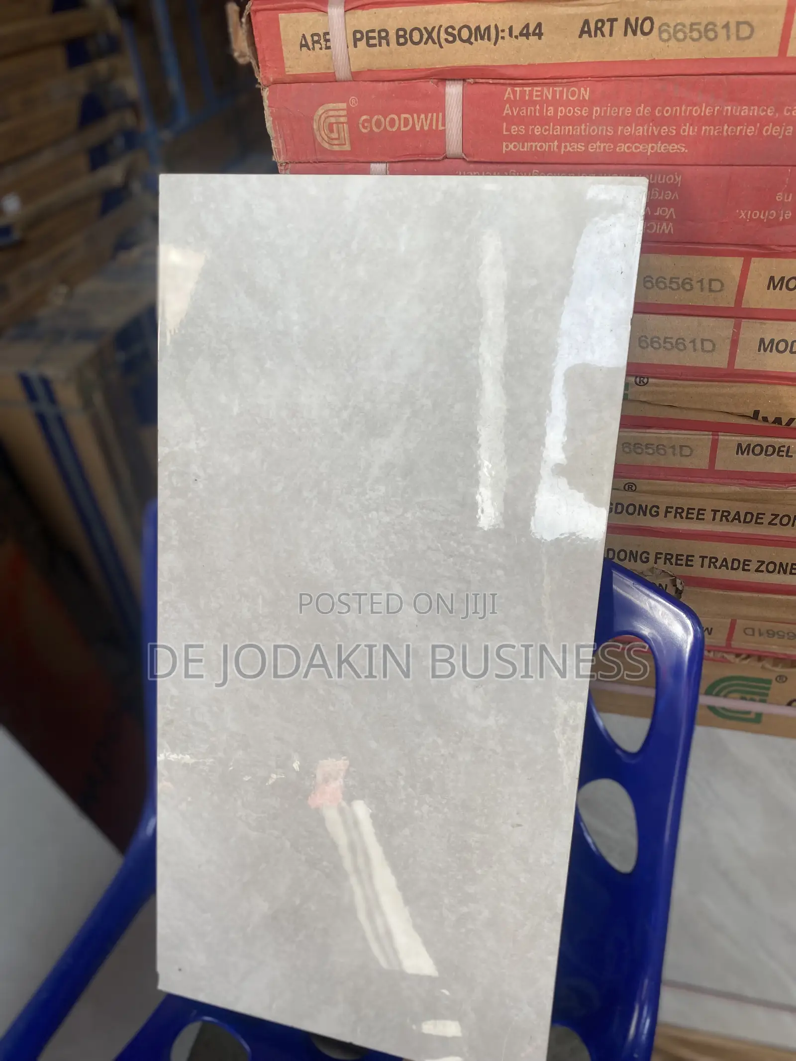30x60 Light Grey Glossy Wall Tiles