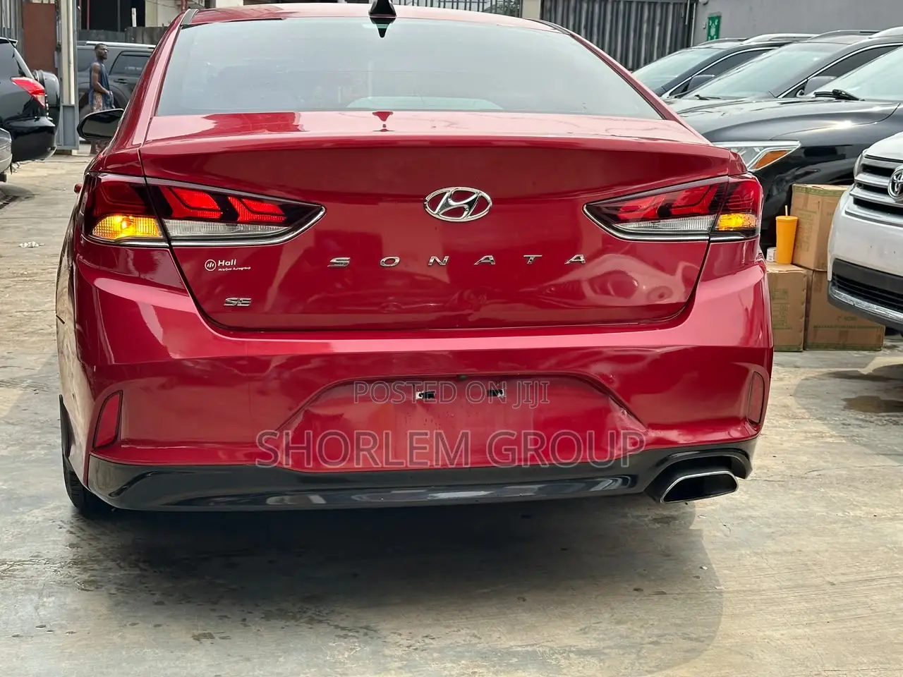 Hyundai Sonata 2018 Red