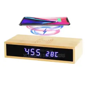 Wireless Charging Temperature Display Digital Clock Smart Table Clocks