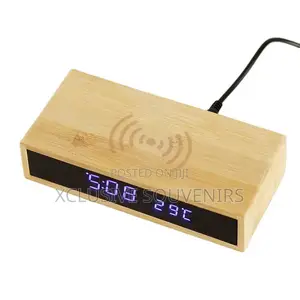Wireless Charging Temperature Display Digital Clock Smart Table Clocks