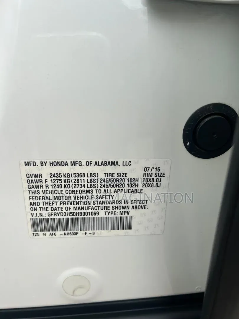 Acura MDX 2017 White