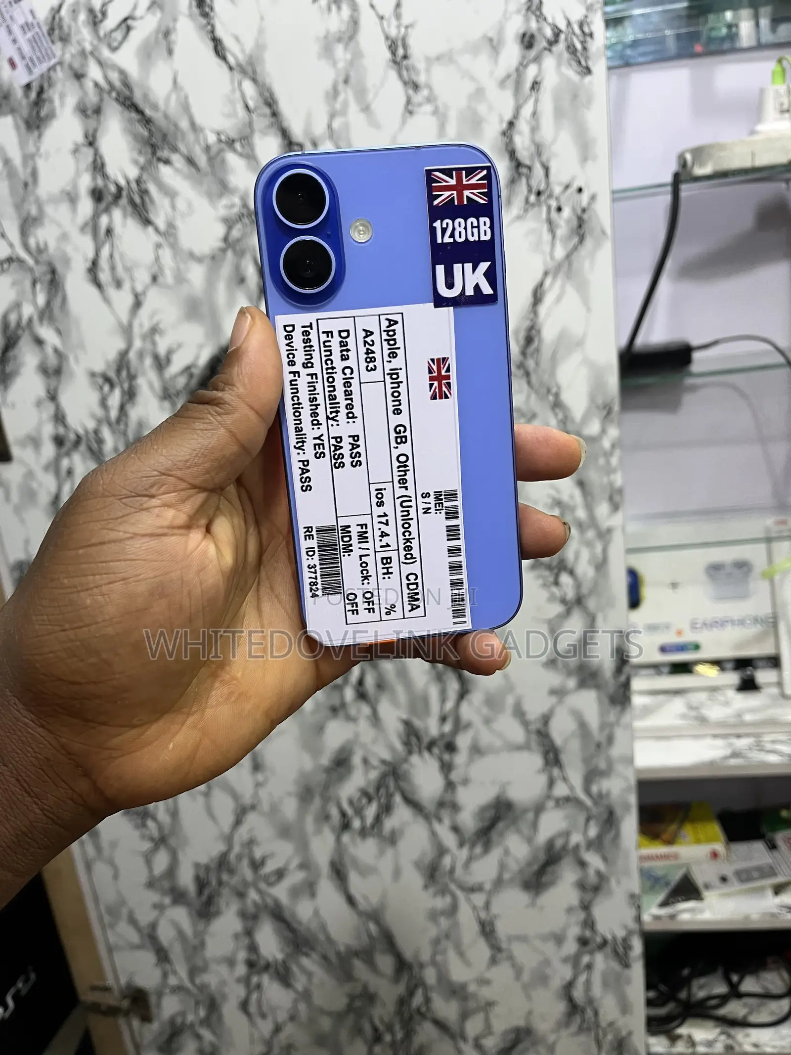 Apple iPhone 16 128 GB Blue