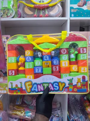 Baby Fantasy Numbers Animal Building Blocks (75 Pieces)