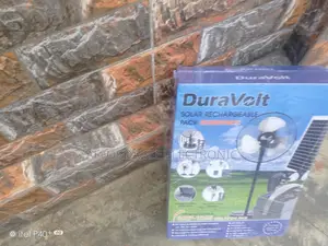 QUALITY Duravolt SRP-1245 Fan Power Pack With Solar Charging+USB PORT
