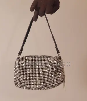 Jamie Silver Rhinestone Evening Shoulder Bag