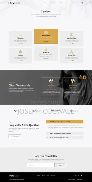 I Design Front End Websites