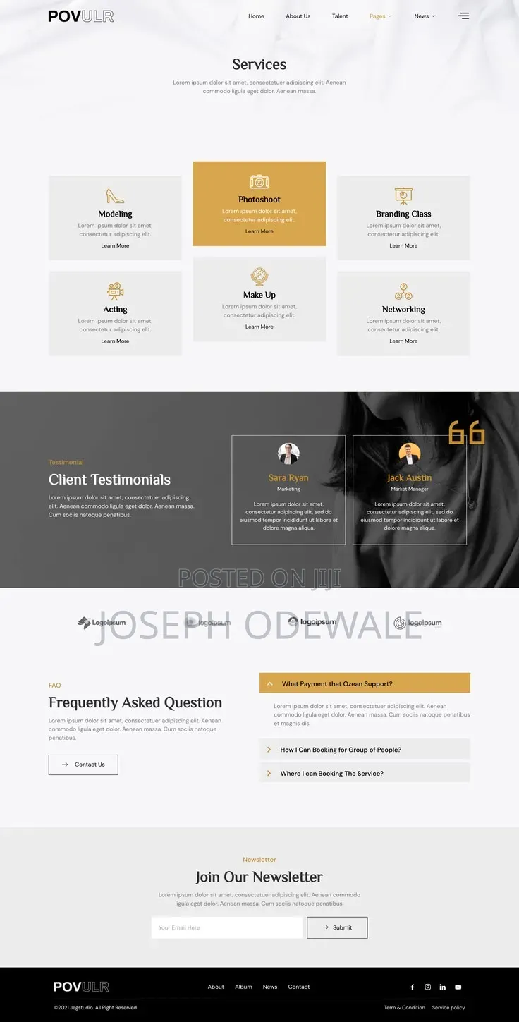 I Design Front End Websites