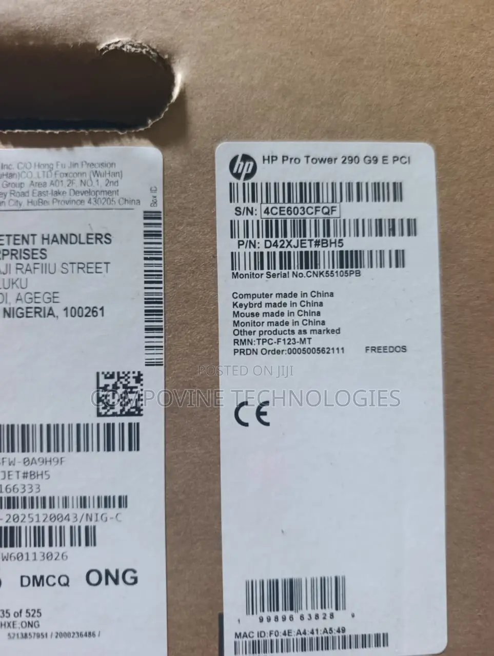 New Desktop Computer HP 290 G9 8GB Intel Core i5 SSD 512GB