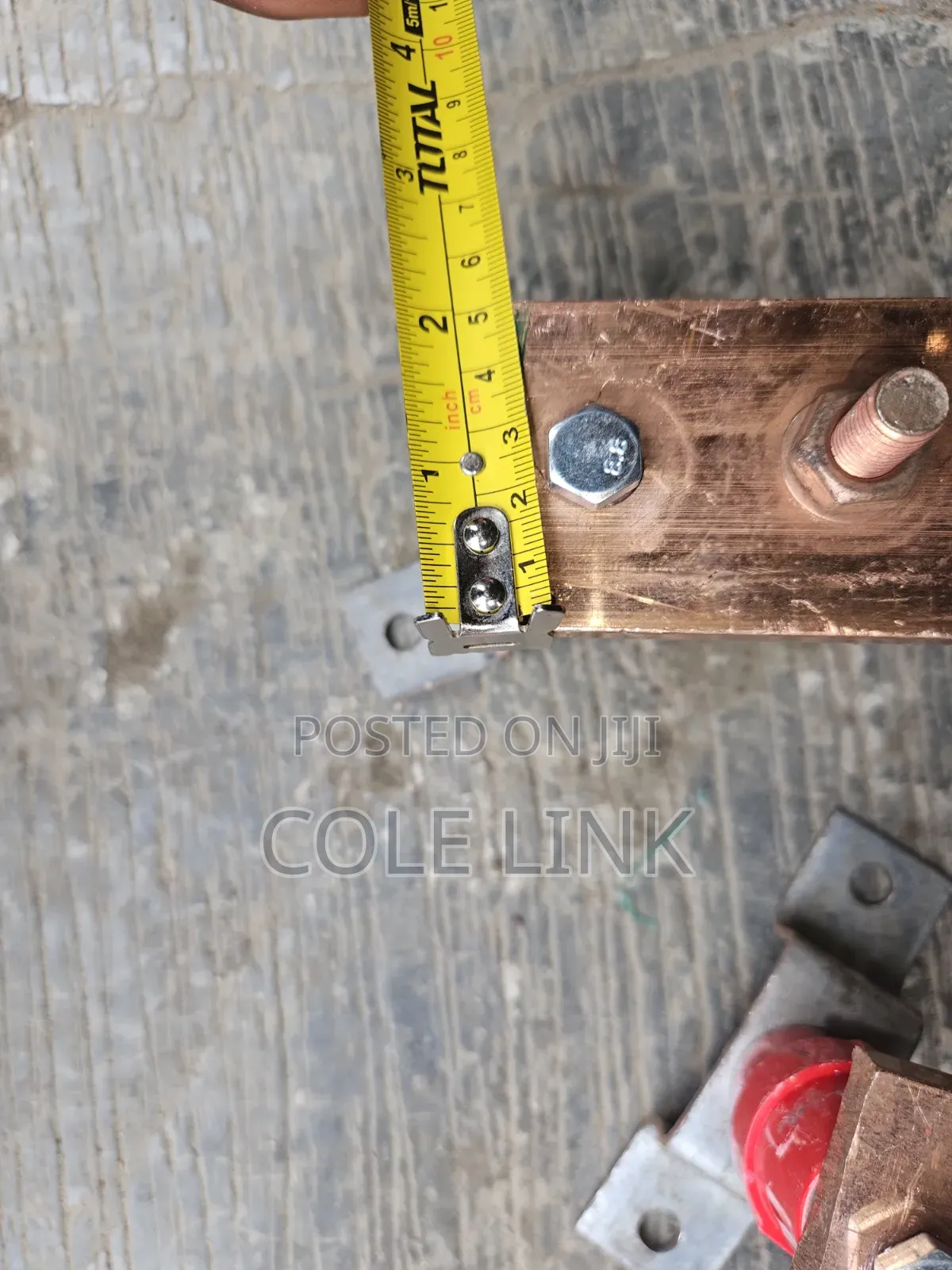 Copper Earthing Bar 50mmx10 1ft